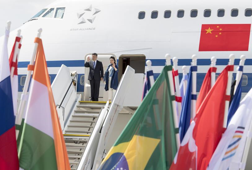 시진핑 주석, 독일 함부르크에 도착해 제12차 G20 정상회의 참석