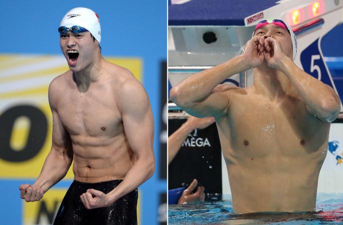 수영——쑨양 세계선수권대회 남자 자유영 400m 삼관왕