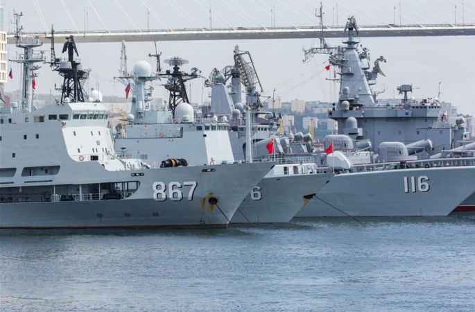 ‘해상 합동—2017’: 中 해군 함대, 俄 블라디보스톡에 도착