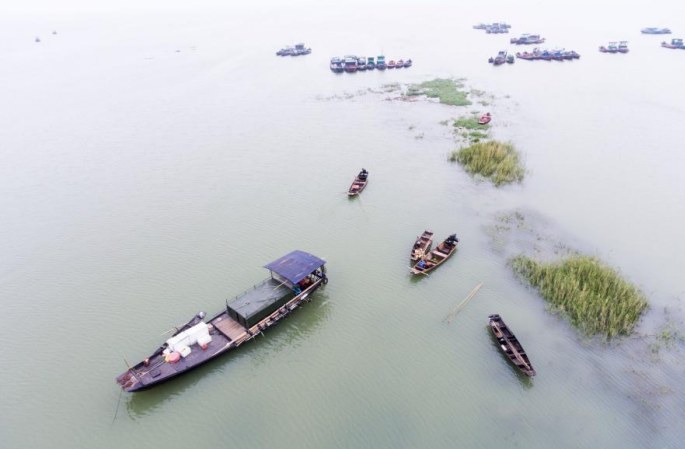 중국 최대 담수호, 상류 강수량 많은 영향으로 호수 면적 증가
