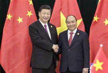 시진핑 주석, 응웬 쑤언 푹 베트남 총리 회견
