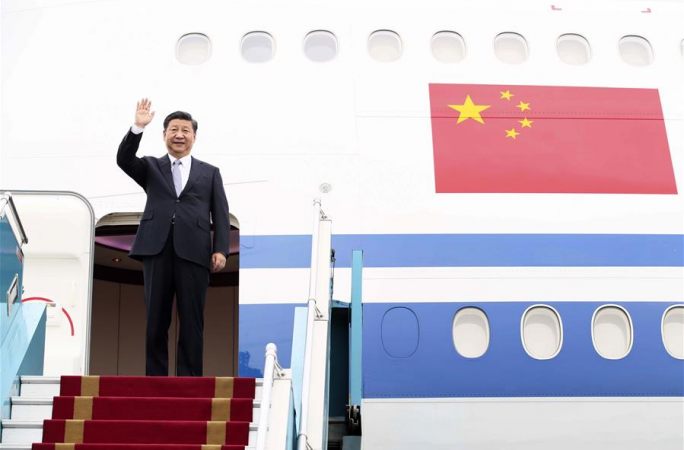시진핑 주석, 하노이에 도착해 베트남사회주의공화국 국빈방문 시작