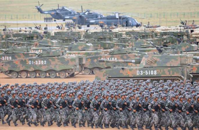 중국 군대의 2017: 실전훈련의 ‘업그레이드 버전’ 창조