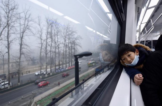 중국 첫 전자동 운행 교통 노선—옌팡선 개통