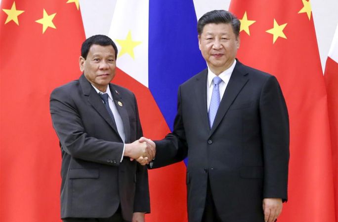 시진핑 주석, 로드리고 두테르테 필리핀 대통령 회견