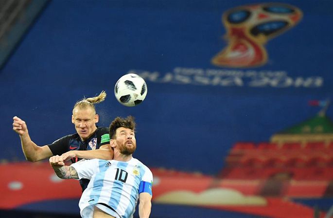 축구—D조: 크로아티아, 아르헨티나전서 3대0으로 대승