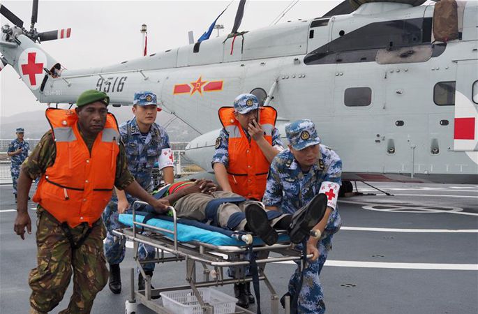 중국과 파푸아뉴기니, 합동 응급의학구조 훈련 실시