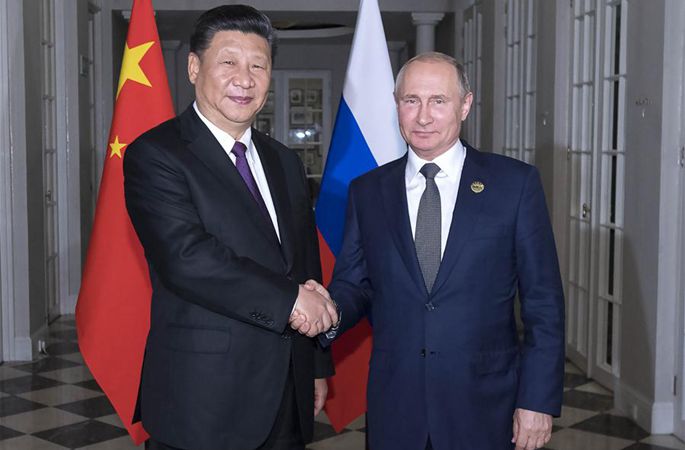 시진핑 中 국가주석, 푸틴 俄 대통령과 회담