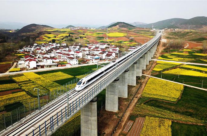 여기서 출발! 중국 고속철도 ‘국가명함’ 내밀어