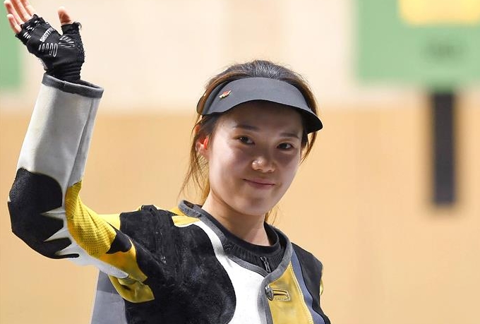 사격--자오뤄주, 여자 10m 공기소총 금메달