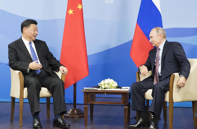 시진핑 中 국가주석, 푸틴 俄 대통령과 회담