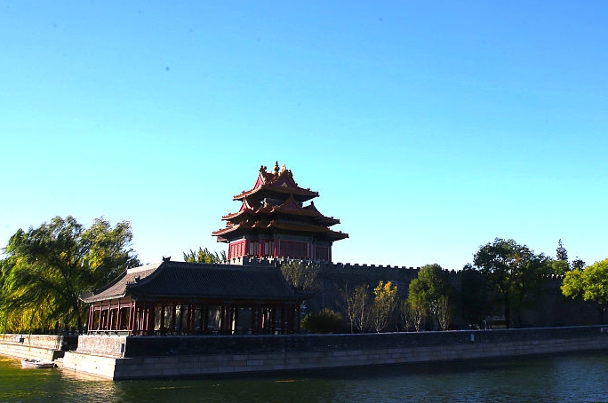 베이징 고궁 각루 ‘한 폭의 그림’