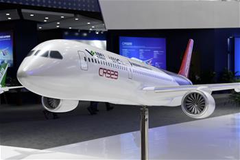 CR929 원거리 중형항공기 모형 항공우주박람회에 등장