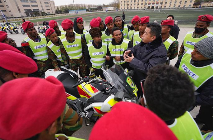 에티오피아 경찰, 베이징서 경찰용 오토바이 연수