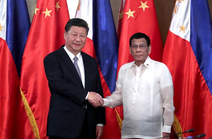 시진핑 中 국가주석, 두테르테 필리핀 대통령과 회담