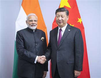 시진핑 中 주석, 나렌드라 모디 인도 총리 회동