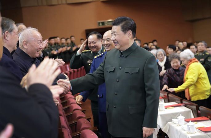 중앙군사위, 베이징 주재 부대 노간부 위문 신년문예공연 거행…시진핑, 전군 나이든 동지들에게 신년축하