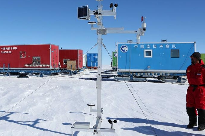 中과학탐사팀, 남극 대륙빙하에 자동기상관측소 가설