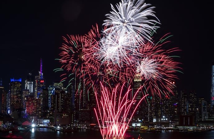 뉴욕, 중국 음력 새해 축하 불꽃놀이