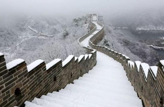 눈 내린 베이징...너무나 아름다워
