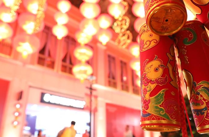 홍콩 밤거리…붉은 등롱의 향연장