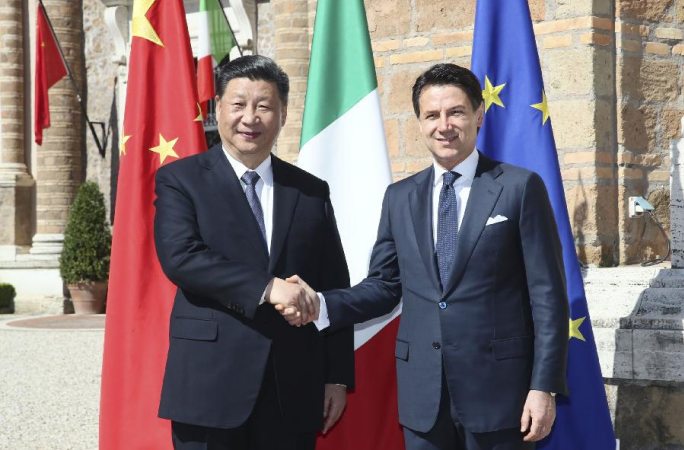 시진핑 中 국가주석, 콘테 이탈리아 총리와 회담