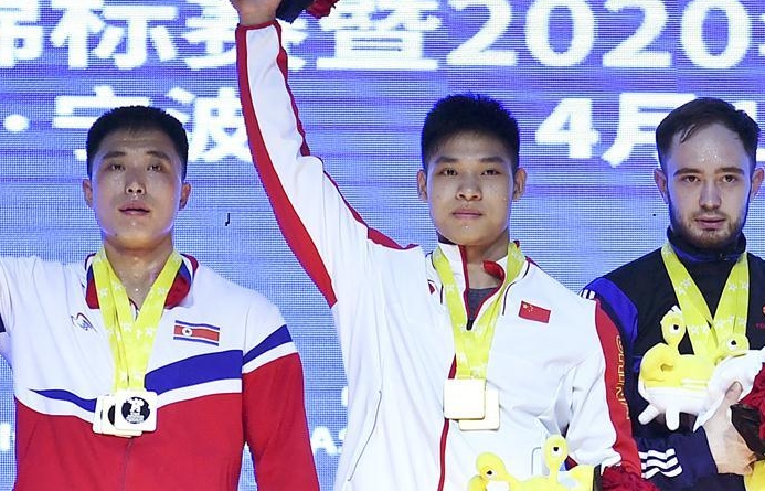 아시아역도선수권: 리다인 남자 81kg급 금메달