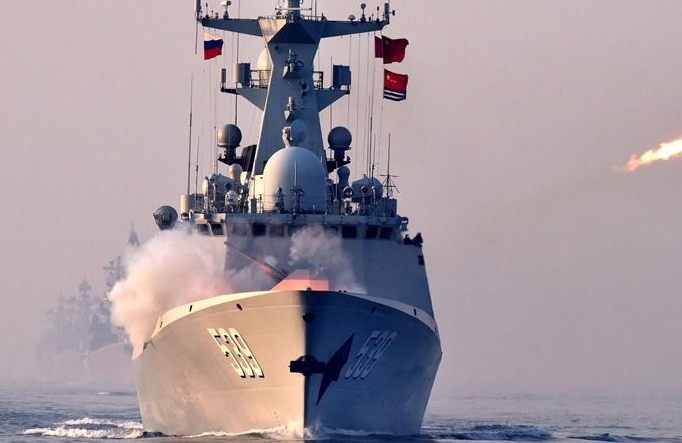 中俄 ‘해상연합—2019’ 군사훈련 원만히 종료