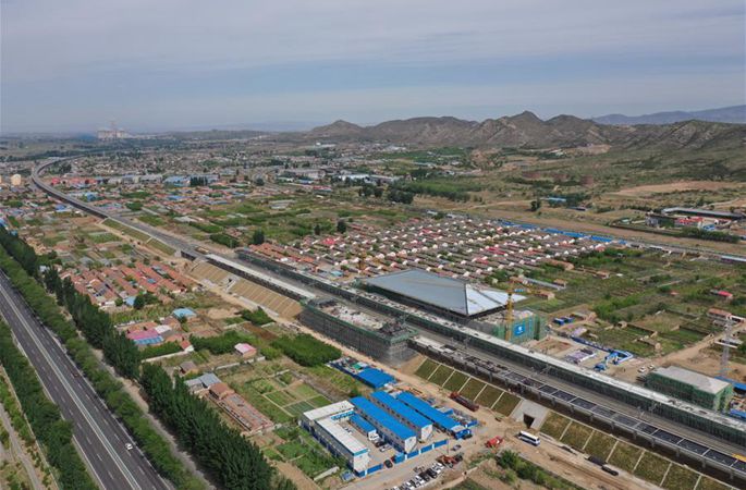 베이징-장자커우 고속철도 쉬안화 북역, 본격적인 인테리어 단계 진입