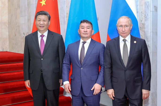 시진핑 中 국가주석, 제5차 中俄蒙 정상회담에 참석
