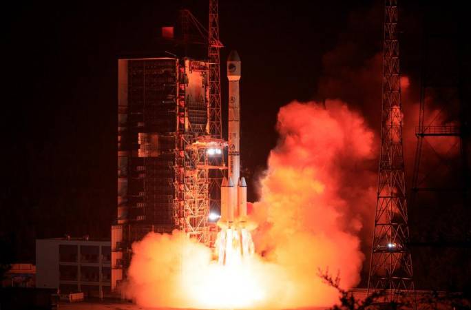 중국 46번째 베이더우 위성 발사