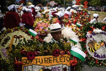 제6회 콜롬비아 메델린 꽃 축제 폐막