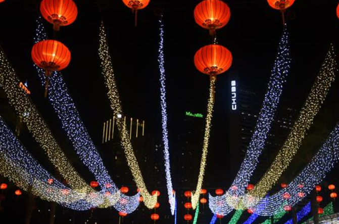 홍콩, 중추절 맞이 등불축제 개최