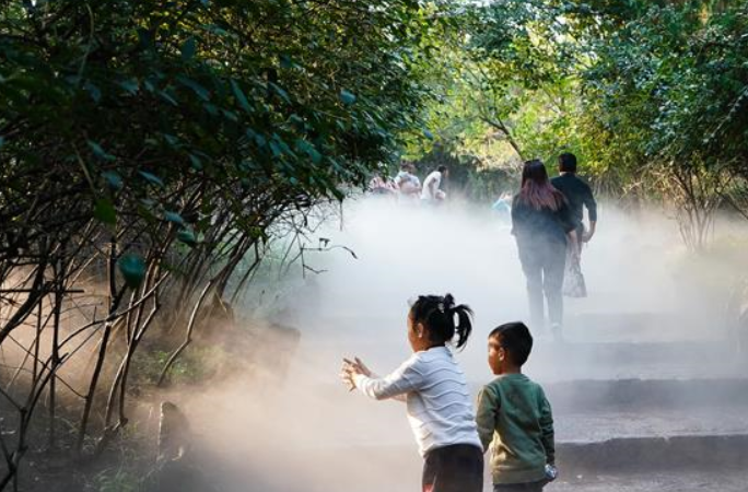 장쑤 쉬저우: 마링산의 깊어가는 가을 정취