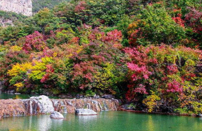 아름다운 윈타이산의 가을