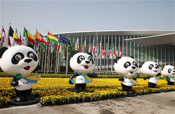 상하이국제컨벤션센터, 중국국제수입박람회 준비 '박차'