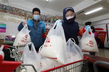 우한: 지역사회·매장 협력, 시민 생필품 공급 보장