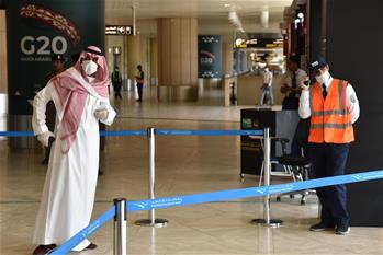 코로나19 사태 속 사우디아라비아 공항