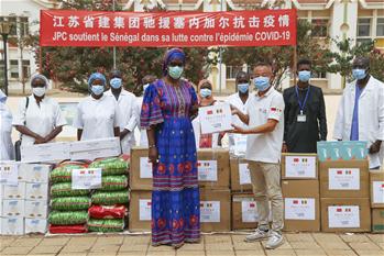세네갈 아동병원 지원 중국 프로젝트팀, 현지 방역 도와