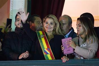 아녜스 볼리비아 임시 대통령, 코로나19 검사에 양성 반응  