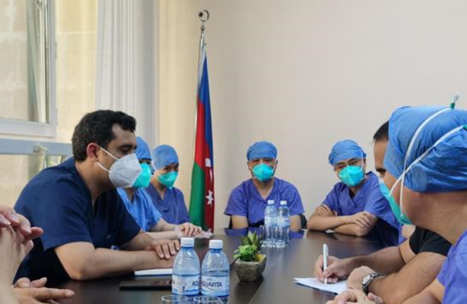 중국 코로나19 의료 전문가팀, 아제르바이잔서 업무교류 수행