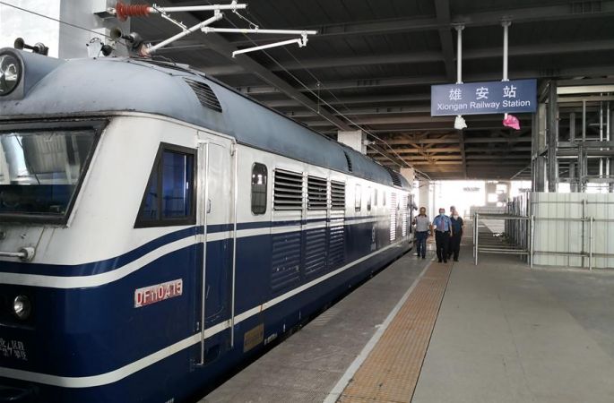 징슝 도시 간 철도 테스트&hellip;첫 동태 테스트 열차 출발